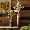 Multi-Toned Mango Wood Floor Vase 23.75"H - 2 of 3