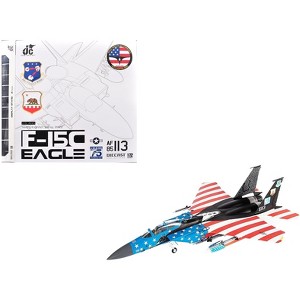 McDonnell Douglas F-15C Eagle Fighter Aircraft United States Air National Guard 1/72 Die Cast Model by JC Wings - 1 of 4