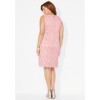 Catherines Women's Plus Size Petite Sparkling Lace Jacket Dress - 3 of 4