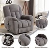 NicBex Cotton Power Lift Recliner Chair for Elderly,Massage Chairs with Vibration Massage and Lumbar Heating,Reclining Chairs for Living Room - image 4 of 4