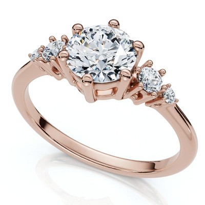 Pompeii3 1Ct Paraiba Diamond Engagement Ring 14k Gold or Platinum Lab Created