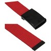 Unique Bargains Neutral Canvas No Holes Slide Buckle Adjustable Waist Belt 1 Pc - 3 of 4
