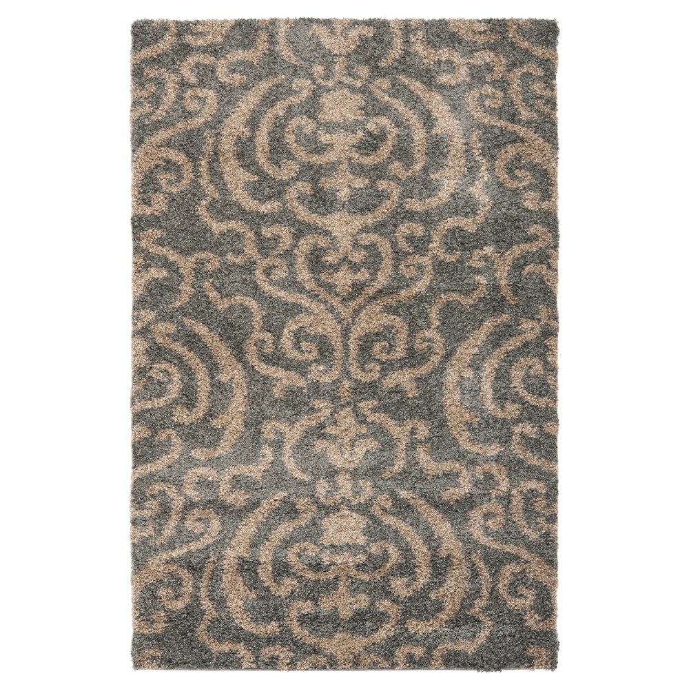 4'x6' Whittier Rug Gray/Beige - Safavieh