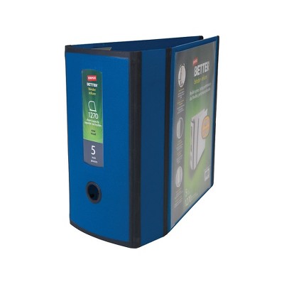 Staples Better 5-inch 3 Ring View Binder Blue 1618003