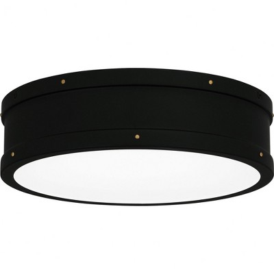 Quoizel Lighting 1 - Light Flush Mount in  Matte Black