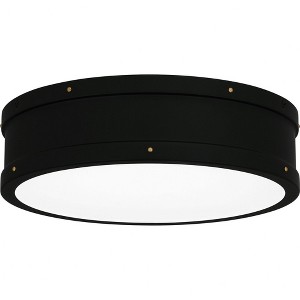 Quoizel Lighting 1 - Light Flush Mount in  Matte Black - 1 of 1