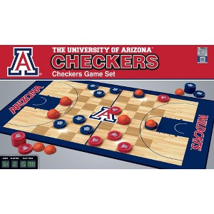 MasterPieces Officially licensed NCAA Arizona Wildcats Checkers Board Game for Families and Kids ages 6 and Up - 1 of 4
