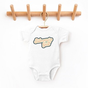 The Juniper Shop Summer Girl Retro Baby Bodysuit - 1 of 2