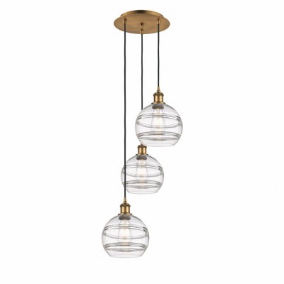 Rochester - 3 Light Cord Hung Multi Pendant In Industrial Style-30.38 Inches Tall and 14.5 Inches Wide