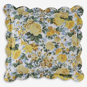 BrylaneHome 100% Cotton Florence Euro Sham - Euro, Floral Multi - 1 of 1