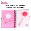 Inkology, LLC Barbie 200-Page Spiral Notebook With Lock, Gel Pen, and Stickers | 6 x 8 Inches - 2 of 4