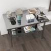 Stainless Steel Work Table with Backsplash - Heavy Duty Commercial Prep Table for Restaurant, Kitchen, Hotel, Home Use - 4 of 4
