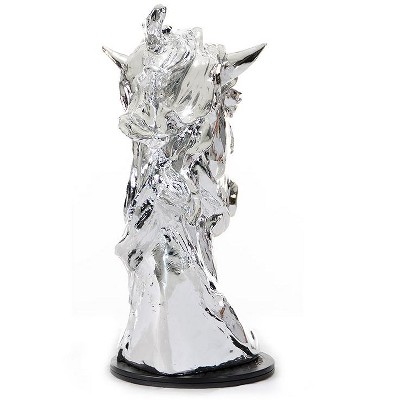 HomeRoots 11" Silver Glass Figurine Tabletop Sculpture