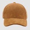 Anna-Kaci Women's Corduroy Baseball Cap - Stylish & Comfortable - 2 of 4