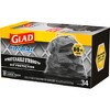Glad Forceflex Large Drawstring Black Trash Bags - 30 Gallon