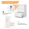AOBABO 3 Drawer Vertical Metal File Cabinet with Lock for Home and Office - 3 of 4