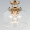 Maxim Lighting Acadia 3 - Light Semi-Flush Mount in  Heritage - 4 of 4