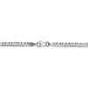 Black Bow Jewelry 2.9mm, 14K White Gold, Solid Flat Beveled Curb Chain Necklace - 3 of 4