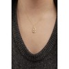 Haus of Brilliance Espira 10K Two-Tone Gold 1/10 cttw Round Cut Diamond Swirl Pendant Necklace - 4 of 4