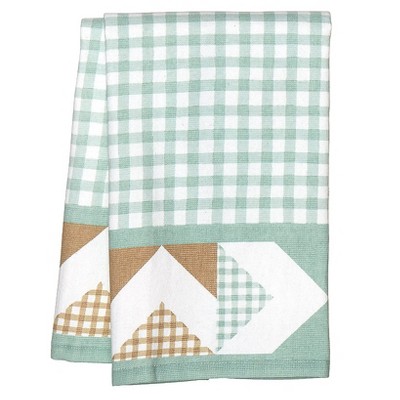 Monroe Block Check Set of 2 Hand Towels