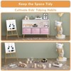 ALEXOUN Kids Bookshelf with 3 Collapsible Fabric Drawers - Practical, Simple Design,Easy to Convert Shelves for Bedroom,Nursery,Playroom - 4 of 4