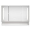 NicBex Wall Mounted Bathroom Storage Cabine,Medicine Cabinet with Mirror and  LED Light for Bathroom - 4 of 4