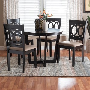 Kara Upholstered Dining Set - 1 of 4