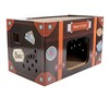 Allforpaws 2-tier Cat Scratcher, Vintage Design Hideaway Cat Scratcher Included Catnip - 4 of 4