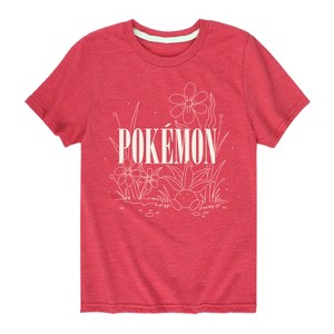 Boys' - Pokémon - Botanical Oddish Short Sleeve Graphic T-Shirt - 1 of 4