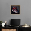 Notoriart Black and Red Hanging Sneaker Wall Art Framed - 2 of 4