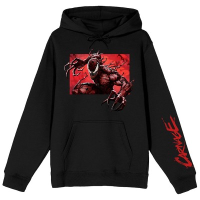 Marvel Universe Publishing Art Archive Long Sleeve Adult Black Hooded Sweatshirt