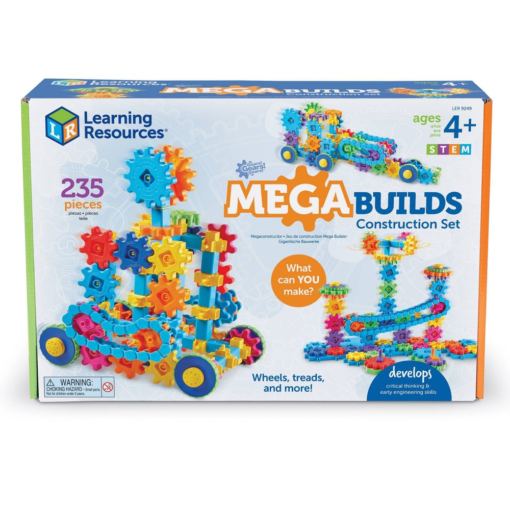 Photos - Construction Toy Learning Resources Gears! Gears! Gears! Mega Builds Construction Set 