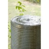 NAYSAYE Fountain Modern Cylinder Tower Water Feature with Ribbed Design for Outdoor Garden, Antique Blue, 19.3"*43.3"*88" - 4 of 4