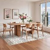 Acekool Soft High-Density Washed Back Carpet, Foldable Plush Decorative Rug with Brocade Pattern, Easy Care, for Living Room or Bedroom - 4 of 4