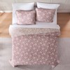 Lush Décor Full/Queen Zara Floral Block Reversible Cotton Quilts Orange - 4 of 4