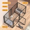 Dog Crate, 47" L x 24" H Dog Kennel for Small Medium Large  Dogs,Metal Dog Crate,Puppy Dog Playpen, Pet Cage, Pet Playpen , Indoor Outdoor - 3 of 4