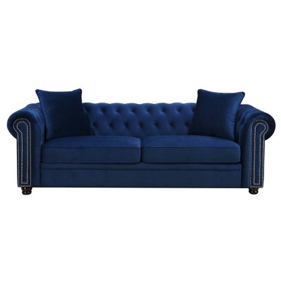 target blue couch