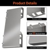 Thick Quick Tach Cut Out Mount Plate, Steel Skid Steer Quick Tach Attachment Adapter Plate Compatible with Bobcat, Kubota Tractors - 2 of 4