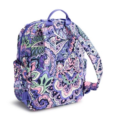 Vera Bradley Women's Outlet Cotton Essential Small Backpack Floral Swirls — фото 2