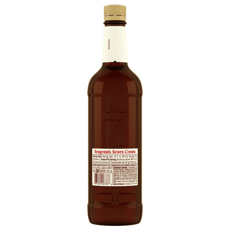 Seagram&#39;s 7 Crown American Whiskey - 750ml Bottle, 3 of 9