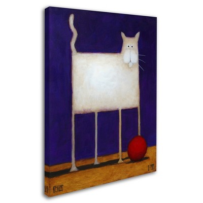 Trademark Fine Art -Daniel Patrick Kessler 'Trouble' Canvas Art