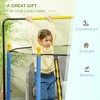 NAYSAYE Trampoline with Basketball Hoop and Horizontal Bar for Indoor Play for Kids, Blue, 55.00"*55.00"*26.40" - 3 of 4