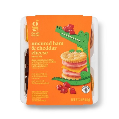 Uncured Ham & Cheddar Cheese Lunch Kit - 3oz - Good & Gather™