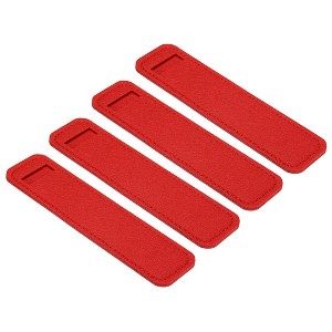 Unique Bargains Portable Mini Pocket Felt Home Office Travel Pen Case 4 Pcs - 1 of 4