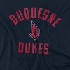 Duquesne University Official Duquesne Dukes Logo Adult T Shirt, Navy - 2 of 4