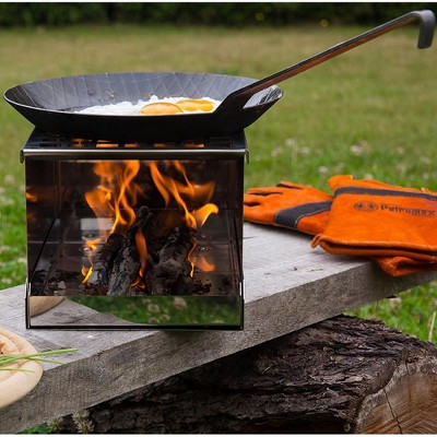 Petromax 18" Black Cast Iron Skillet with Long Handle