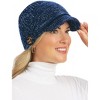 Collections Etc Knit Brimmed Hat With Mask - 3 of 4