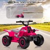 Jojoka 6V Kids Ride On ATV Quad Car, Electric 4-Wheeler w/1.76MPH Speed, Music, LED Lights, Push-Button Start, for Ages 3+ - 4 of 4
