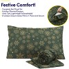 Printed Holiday 4pc Sheet Sets, Easy Care, Soft & Wrinkle-Resistant Holiday Bedding by Sweet Home Collection™ - 3 of 4