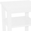 HomeRoots 28" White Solid Wood Nightstand - 4 of 4